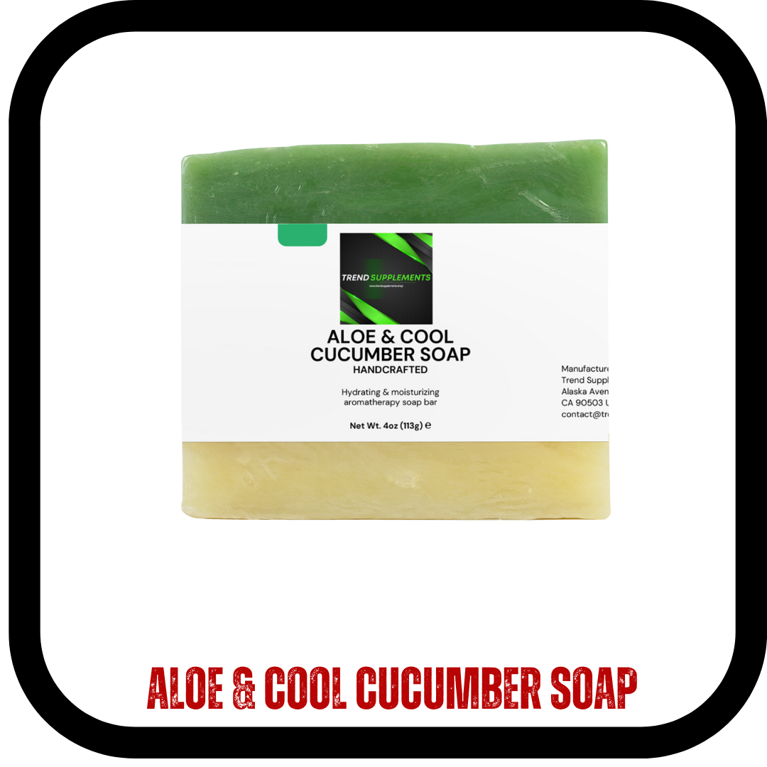 Aloe & Cool Cucumber Soap – Trend Supplements